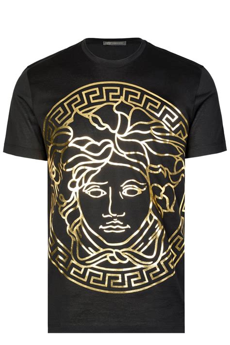 versace medusa head label jeans|Versace Medusa logo shirt.